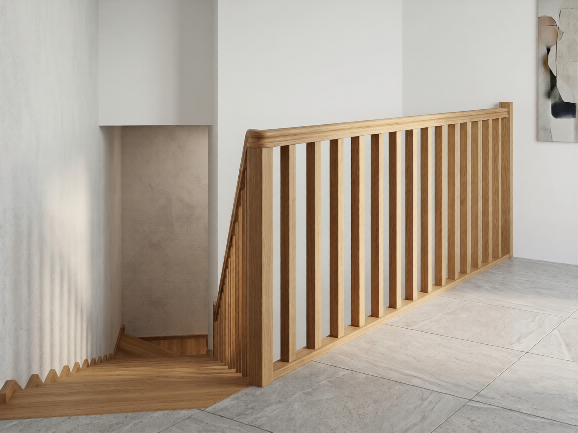 Drewniane balustrady schodowe